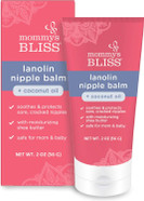 Mommy'S Bliss Lanolin Nipple Balm Breastfeeding Cream With Coconut Oil & Shea Butter, Soothing Cream For Sore, Cracked Nipples, Safe For Nursing Babies, Flavorless, 2 Oz Mommy'S Bliss Lanolin Nipple Balm Breastfeeding Cream With Coconut Oil & Shea Butter, Soothing Cream For Sore, Cracked Nipples, Safe For Nursing Babies, Flavorless, 2 Oz
