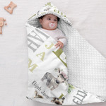 Novusopt Personalized Zebra Hooded Baby Swaddle Blanket Customized Zebra Baby Blanket Minky Dotted Infant Wrap Newborn Swaddle Blanket Custom Name Blanket Nursery Swaddling Blankets 40X40 Inswdzebra530A Novusopt Personalized Zebra Hooded Baby Swaddle Blanket Customized Zebra Baby Blanket Minky Dotted Infant Wrap Newborn Swaddle Blanket Custom Name Blanket Nursery Swaddling Blankets 40X40 Inswdzebra530A