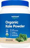 Nutricost Organic Kale Powder 1Lb - All Natural, Non-Gmo, Gluten Free, Certified Usda Organic Kale Nutricost Organic Kale Powder 1Lb - All Natural, Non-Gmo, Gluten Free, Certified Usda Organic Kale