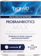 Dr Amen Brainmd Probrainbiotics Max - 30 Capsules - Probiotics For Brain, Immune & Intestinal Health - Gluten Free - 30 Servings