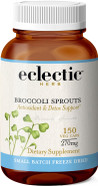 Eclectic Institute Raw Fresh Freeze-Dried Non-Gmo Broccoli Sprouts | 150 Ct (270 Mg)150 Count (Pack Of 1) Eclectic Institute Raw Fresh Freeze-Dried Non-Gmo Broccoli Sprouts | 150 Ct (270 Mg)150 Count (Pack Of 1)