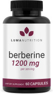 Luma Nutrition Berberine Supplement - Berberine 1200Mg Per Serving - Berberine Hci - Berberine Plus - 60 Capsules Luma Nutrition Berberine Supplement - Berberine 1200Mg Per Serving - Berberine Hci - Berberine Plus - 60 Capsules