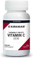 Kirkman Labs Vitamin C 250 Mg Chewable Tablets With Stevia-250 Count