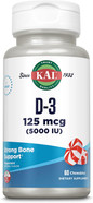 Kal Vitamin D3 5000 Iu 125 Mcg, High Potency Vitamin D Chewables, Calcium Absorption, Bone Health And Immune Support Supplement, Natural Peppermint Flavor, 60-Day Guarantee, 60 Servings, 60 Chews Kal Vitamin D3 5000 Iu 125 Mcg, High Potency Vitamin D Chewables, Calcium Absorption, Bone Health And Immune Support Supplement, Natural Peppermint Flavor, 60-Day Guarantee, 60 Servings, 60 Chews