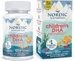 Nordic Naturals Childrens DHA, Strawberry - 180 Mini Chewable Soft Gels for Kids - 250 mg Omega-3 with EPA & DHA - Brain Development & Function - Non-GMO - 45 Servings