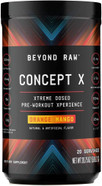 Beyond Raw Concept X | Clinically Dosed Pre-Workout Powder | Contains Caffeine, L-Citrulline, Creatine, And Beta-Alanine | Orange Mango | 20 Servings Beyond Raw Concept X | Clinically Dosed Pre-Workout Powder | Contains Caffeine, L-Citrulline, Creatine, And Beta-Alanine | Orange Mango | 20 Servings