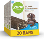 ZonePerfect Protein Bars, 12g Protein, 18 Vitamins & Minerals, Nutritious Snack Bar, Double Dark Chocolate, 20 Bars