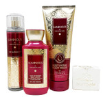 Bath & Body Works Luminous - Trio Gift Set - Fine Fragrance Mist, Moisturizing Body Wash and Body Lotion With a Natural Oats Soap