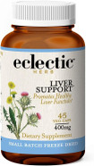 Eclectic Institute Raw Fresh Freeze-Dried Liver Support | Milk Thistle & Dandelion | 45 Ct (400 Mg) Eclectic Institute Raw Fresh Freeze-Dried Liver Support | Milk Thistle & Dandelion | 45 Ct (400 Mg)