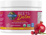 Garden Of Life Organic Beet Root Powder With Antioxidants, Vitamin C, Probiotics & Apple Cider Vinegar For Digestive & Liver Health  Beets Detox  Vegan, Non Gmo, Cranberry Pomegranate, 30 Servings