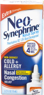 Neo-Synephrine Nasal Spray , Extra Strength Formula, 0.50 Ounces (Value Pack of 2)