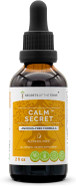 Secrets of the Tribe - Calm Secret, Herbal Supplement Blend Drops Alcohol Liquid Extract, Anxious-Free Formula (2 fl oz)