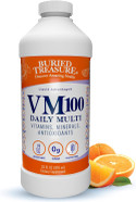 Buried Treasure Vm100 Complete Daily Liquid Vitamins And Minerals Plus Antioxidants Supplement For Maximum Absorption Great Tasting Orange Zest Flavor 32 Servings 32 Ounce Buried Treasure Vm100 Complete Daily Liquid Vitamins And Minerals Plus Antioxidants Supplement For Maximum Absorption Great Tasting Orange Zest Flavor 32 Servings 32 Ounce