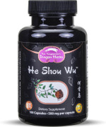 Dragon Herbs He Shou Wu | Prepared He Shou Wu Supplement To Support Energy, Mood, Immune Support, Healthy Aging, Hair | All Natural Ingredients, Non-Gmo (100 Capsules, 500 Mg Per Capsule
