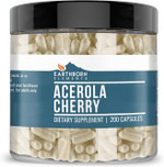 Earthborn Elements Acerola Cherry 200 Capsules, Pure & Undiluted, No Additives