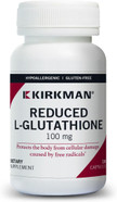 Kirkman Reduced L-Glutathione 100 Mg - Hypoallergenic | 100 Vegetarian Capsules | Antioxidant Kirkman Reduced L-Glutathione 100 Mg - Hypoallergenic | 100 Vegetarian Capsules | Antioxidant