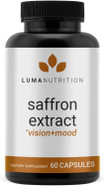 Luma Nutrition Saffron Extract Capsules - Premium Saffron Supplements - 88.50 Mg Pure Saffron Pills - Mood Support - Eye Support - Made In The Usa - 60 Capsules