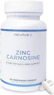 Revive MD - Zinc Carnosine - GI & Stomach Lining Support - 120 Vegetarian Capsules - Supports Immune Function, antioxidants and Brain Function