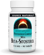 Source Naturals Phytosterol Complex with Beta-Sitosterol, Supports Healthy Cholesterol Levels*, 113 mg - 90 Tablets90 Count (Pack of 1)