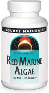 Source Naturals Red Marine Algae 350 Mg Superfood Packed With Minerals & Vitamins - 90 Tablets