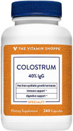 The Vitamin Shoppe Colostrum 40% Igg - Supports Immune Health, Hormone & Antibiotic Free, Once Daily (240 Capsules)240 Count (Pack Of 1) The Vitamin Shoppe Colostrum 40% Igg - Supports Immune Health, Hormone & Antibiotic Free, Once Daily (240 Capsules)240 Count (Pack Of 1)