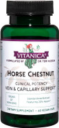 Vitanica, Horse Chestnut, Promotes Vein And Capillary Strength & Circulation, Vegan, 60 Capsules Vitanica, Horse Chestnut, Promotes Vein And Capillary Strength & Circulation, Vegan, 60 Capsules