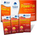 Trace Minerals | Power Pak Electrolyte Powder Packets | 1200 Mg Vitamin C, Zinc, Magnesium | Boost Hydration, Immunity, Energy, Muscle Stamina | Guava Passionfruit | 30 Packets