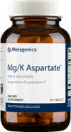Metagenics Mg/K Aspartate, Highly Absorbable Magnesium And Potassium Supplement To Help Support Energy Production - 60 Tablets
