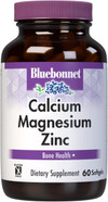 Bluebonnet Nutrition Calcium Magnesium Zinc Plus Vitamin D3, 1000 Mg Of Calcium, 500 Mg Of Magnesium And 15 Mg Of Zinc, 400Iu Vitamin D3, For Strong Healthy Bones*, Gluten-Free, Dairy-Fee, 120 Softgel