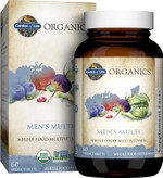 Garden Of Life Organics Whole Food Multivitamin For Men, 60 Tablets, Vegan Mens Vitamins And Minerals For Mens Health And Well-Being, Certified Organic Vegan Mens Multi