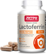 Jarrow Formulas Lactoferrin 250 Mg - Immune-Supporting Glycoprotein - For Healthy Immune System Support & Iron Absorption - Freeze Dried - Gluten Free - Non-Gmo - 60 Capsules (Servings)60 Count (Pack Of 1) Jarrow Formulas Lactoferrin 250 Mg - Immune-Supporting Glycoprotein - For Healthy Immune System Support & Iron Absorption - Freeze Dried - Gluten Free - Non-Gmo - 60 Capsules (Servings)60 Count (Pack Of 1)