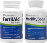 Fertilaid For Men And Motilityboost Combo, Prenatal Vitamins And Male Fertility Supplement To Support Count And Motility With L-Carnitine, Coq10, Zinc And More, 150 Capsules, 1 Month Supply