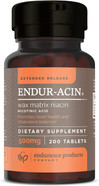 Endur-Acin Niacin - Vitamin B3 Niacin 500Mg Extended Release & Low-Flush, 200 Tablets - Supports Cholesterol Balance & Heart Health - Endurance Products200 Count (Pack Of 1)