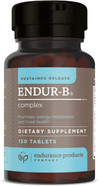Endur-B Complex - Sustained Release - Vitamin B Supplement With B1, B2, B3, B6, B12, Folic Acid, Biotin - 150 Tablets - Endurance Products Company150 Count Endur-B Complex - Sustained Release - Vitamin B Supplement With B1, B2, B3, B6, B12, Folic Acid, Biotin - 150 Tablets - Endurance Products Company150 Count