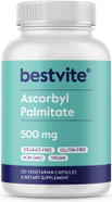 Bestvite Ascorbyl Palmitate 500Mg (120 Vegetarian Capsules) - No Stearates - No Fillers - No Flow Agents Bestvite Ascorbyl Palmitate 500Mg (120 Vegetarian Capsules) - No Stearates - No Fillers - No Flow Agents