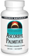 Source Naturals Ascorbyl Palmitate 500mg Fat-Soluble Vitamin C Ester Supplement - 180 Tablets180 Count (Pack of 1)