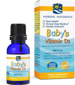 Nordic Naturals Babyã¢ÂS Vitamin D3, Unflavored - 400 Iu Vitamin D3 - 0.37 Oz - Healthy Bones, Immune System Support, Normal Sleep Rhythms - Non-Gmo, Certified Vegetarian - 365 Servings