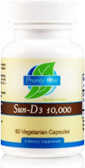 Priority One Vitamins Sun D3 10,000 90 Vegetarian Capsules - The Most Bioavailable Form Of Vitamin D (Cholecalciferol) Priority One Vitamins Sun D3 10,000 90 Vegetarian Capsules - The Most Bioavailable Form Of Vitamin D (Cholecalciferol)