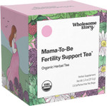 Organic Fertility Tea For Women W Red Raspberry Leaf Tea, Cinnamon Bark, Spearmint Leaf, Nettle Leaf, Chamomile, & Red Clover | Spearmint Tea Organic | Nettle Tea | Chamomile Tea | 15 Pyramid Sachet
