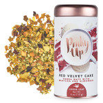 Pinky Up Red Velvet Cake Loose Leaf Tea | Yerba Mate Herbal Tea, 80-85 Mg Caffeine Per Serving, Naturally Calorie & Gluten Free | 4 Ounce Tin, 25 Servings