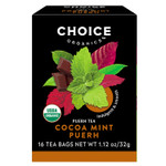 Choice Organics - Organic Cocoa Mint Puerh Tea (3 Pack) - Organic Puerh Tea - 48 Tea Bags