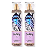 Bath And Body Works Butterfly Fine Fragrance Body Spray Mist Perfume Gift Set - Value Pack Lot Of 2 (Butterfly) Bath And Body Works Butterfly Fine Fragrance Body Spray Mist Perfume Gift Set - Value Pack Lot Of 2 (Butterfly)