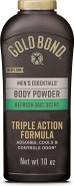Gold Bond Men'S Essentials Talc-Free Body Powder, 10 Oz., Refresh 360 Scent, Wetness Protection Gold Bond Men'S Essentials Talc-Free Body Powder, 10 Oz., Refresh 360 Scent, Wetness Protection