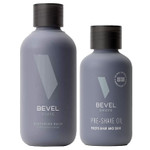 Bevel Pre Shave Oil, 2 Fl Oz & Restoring After Shave Balm, 4 Fl Oz Bundle For Men, Beard Care, Alcohol Free, Tea Tree Oil, Helps Avoid Ingrown Hairs, Bumps, And Protects Skin From Irritation