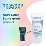 Seaweed Bath Co. Calm Body Scrub, Vetiver Geranium Scent, 6 Ounce, Sustainably Harvested Seaweed, Sea Kelp, Glycolic Acid
