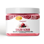 Spa Redi  Sugar Body Scrub, Pomegranate, 16 Oz, Exfoliating, Moisturizing, Hydrating And Nourishing, Glow, Polish, Smooth And Fresh Skin - Body Exfoliator