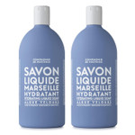 Compagnie De Provence Savon De Marseille Extra Pure Liquid Soap - Velvet Seaweed - Bulk 67.6 Fl Oz Plastic Bottle Refill67.6 Fl Oz (Pack Of 2)