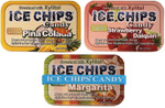 Ice Chips Xylitol Candy 3 Pack Assortment (Strawberry Daiquiri, Margarita, Pina Colada) Includes Band As Shown Ice Chips Xylitol Candy 3 Pack Assortment (Strawberry Daiquiri, Margarita, Pina Colada) Includes Band As Shown