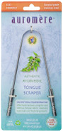 Auromere Tongue Cleaner, Ancient Oral Hygiene, Eco Friendly, Zero Waste, Stainless Steel, Eliminate Bad Breath (1 Pack)1 Pack
