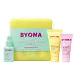 Byoma So Clear Set - Barrier Repair Skincare Set For Acne Prone Skin - Creamy Jelly Cleanser, Clarifying Face Serum & & Gel-Cream Moisturizer - Unclogs Pores, Targets Blemishes - 30Ml, 15Ml, 15Ml